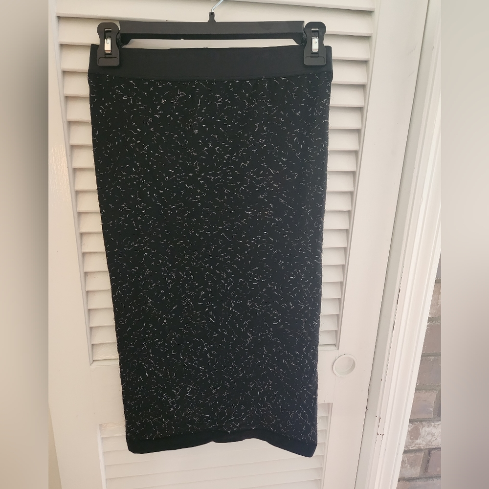 Wolford black and silver skirt.